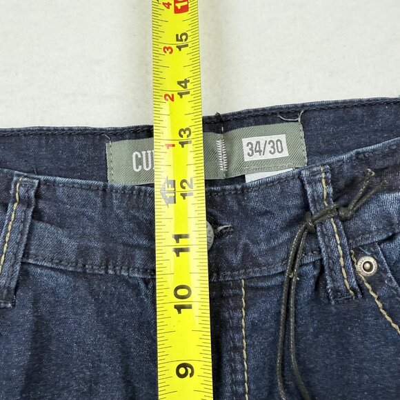 NWDEFECT Cultura Men's Athletic Fit Natural Flex Stretch Blue Denim Jeans 34x30 - Picture 9 of 12